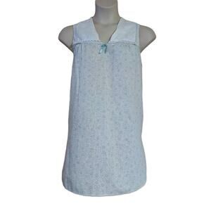 Vandemere Vintage Women's Cottagecore Ditzy Floral Print Sleeveless Nightgown